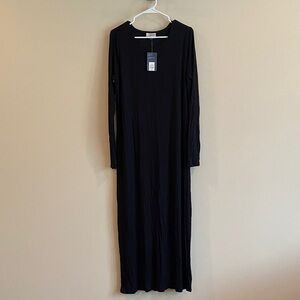 Universal Thread Black Long Sleeve Dress